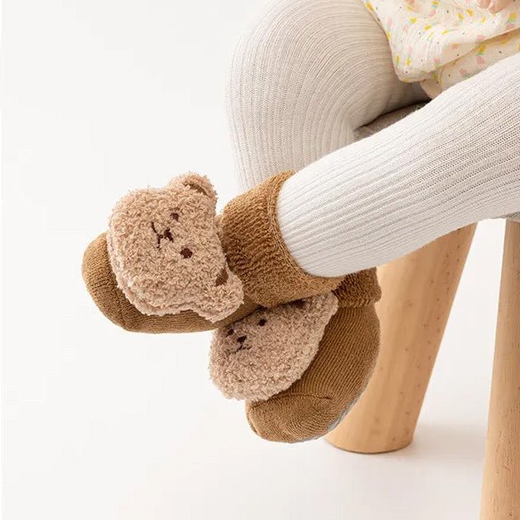 Chaussettes ourson antidérapantes